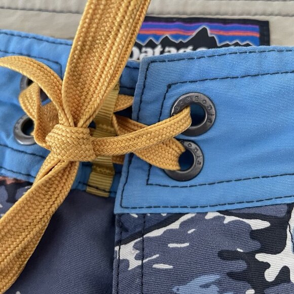Vintage Patagonia Pataloha Swim Trunks Board Shorts Men 28 Boat Waves Hawaiian - Picture 6 of 15